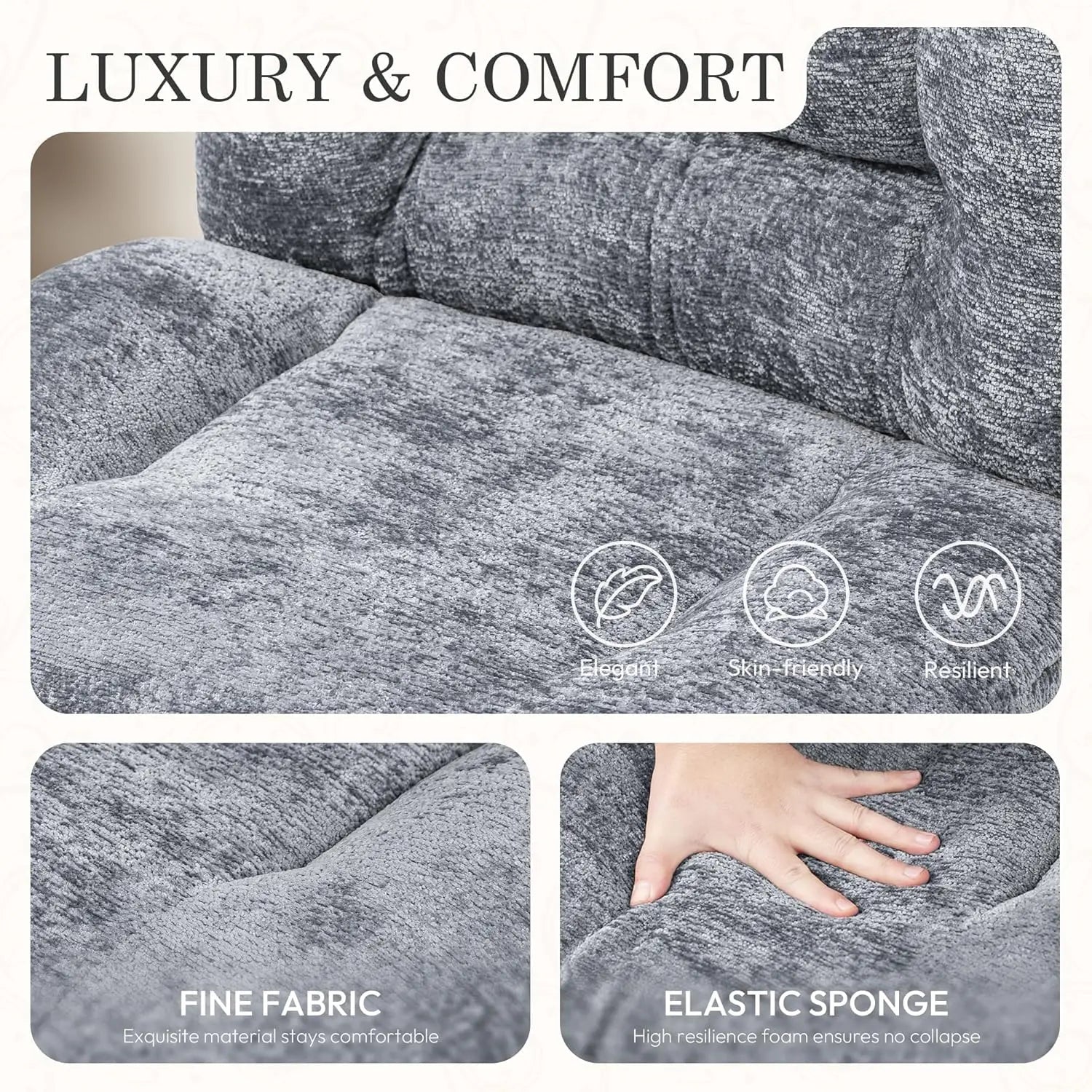 Experience Ultimate Comfort with the Extra Large Criss Cross Chair - Oversized, Stylish, and Versatile for Any Room!