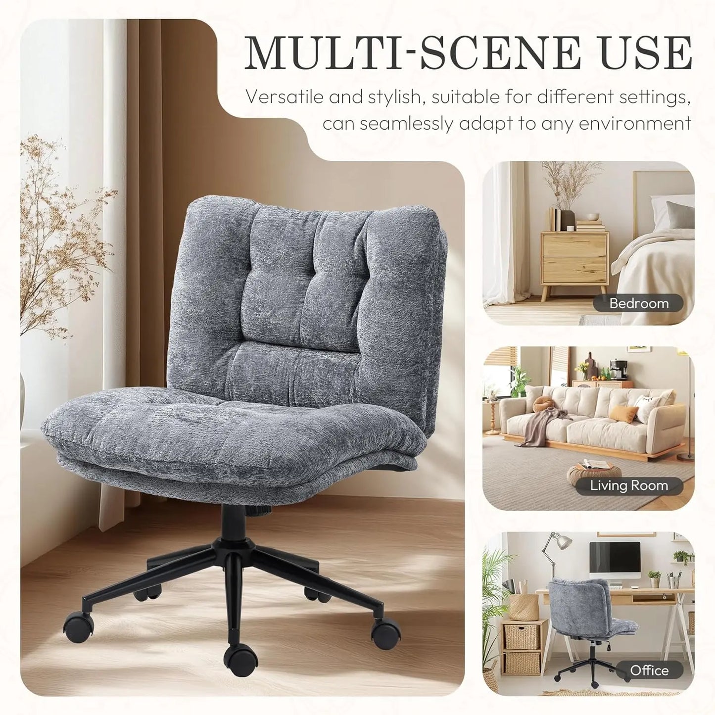 Experience Ultimate Comfort with the Extra Large Criss Cross Chair - Oversized, Stylish, and Versatile for Any Room!
