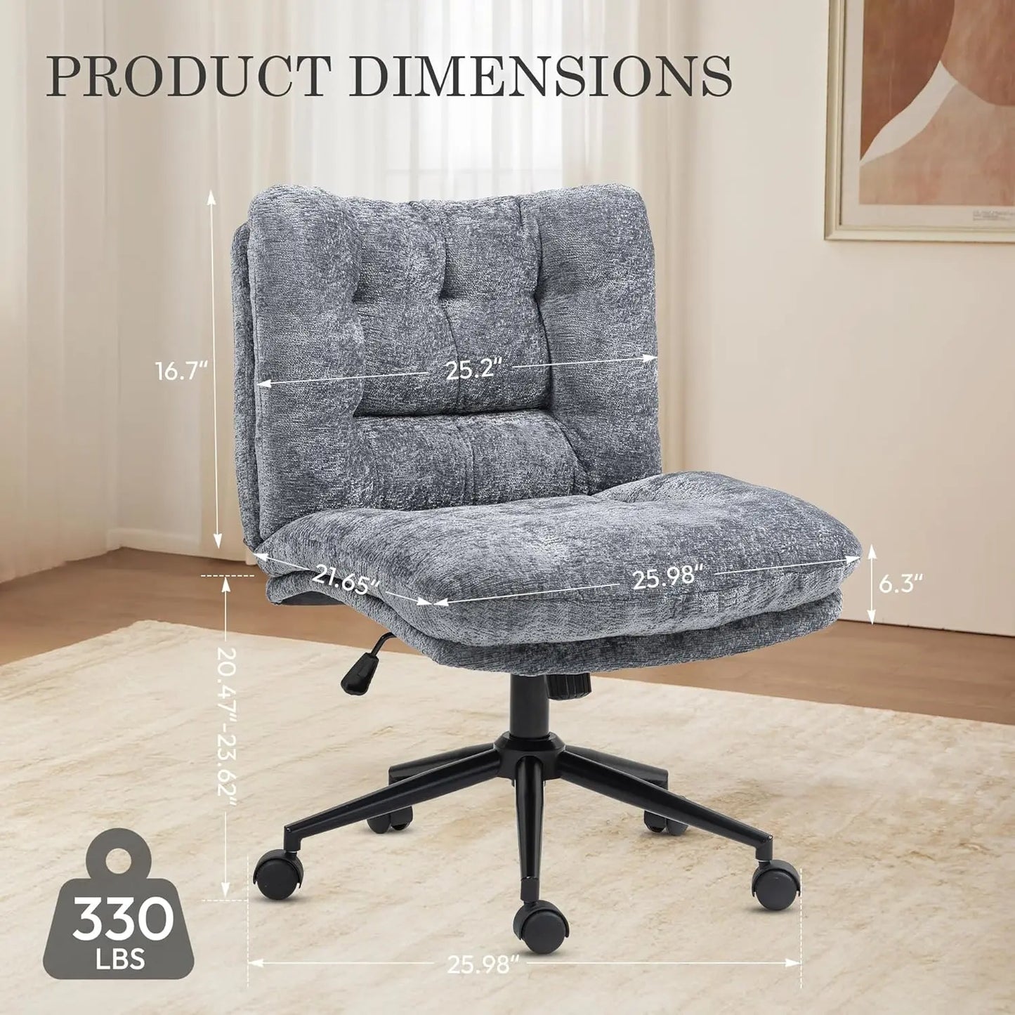Experience Ultimate Comfort with the Extra Large Criss Cross Chair - Oversized, Stylish, and Versatile for Any Room!